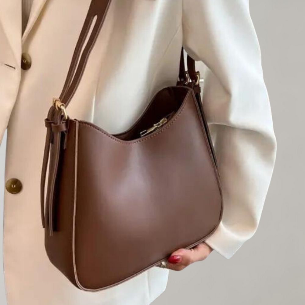 Reißverschluss Klein Schultertasche Kunstledertasche