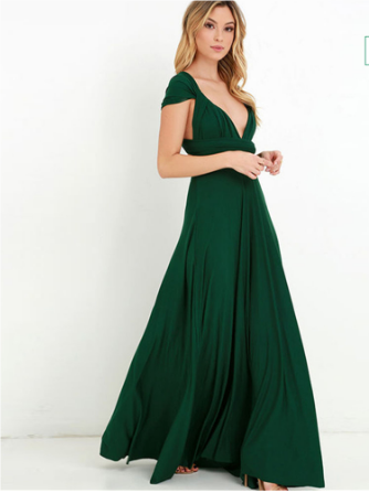 Elegantes Baumwoll Wickelkleid