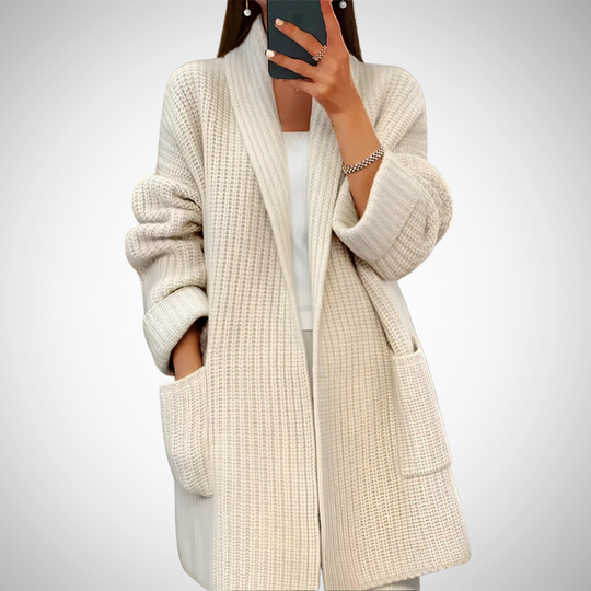 Eleganter Weicher Strickjacke