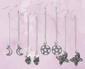 Silberne Ketten Charm Ohrringe | Shop Nory