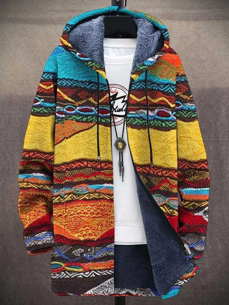 Wunderschöner Bunter Mantel