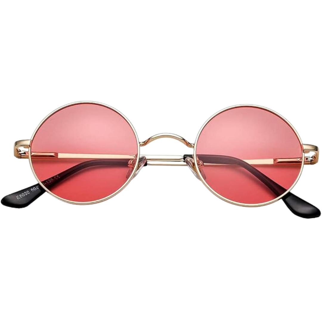Runde Sonnenbrille Klassisches Design Leicht