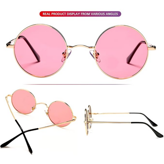 Runde Sonnenbrille Klassisches Design Leicht