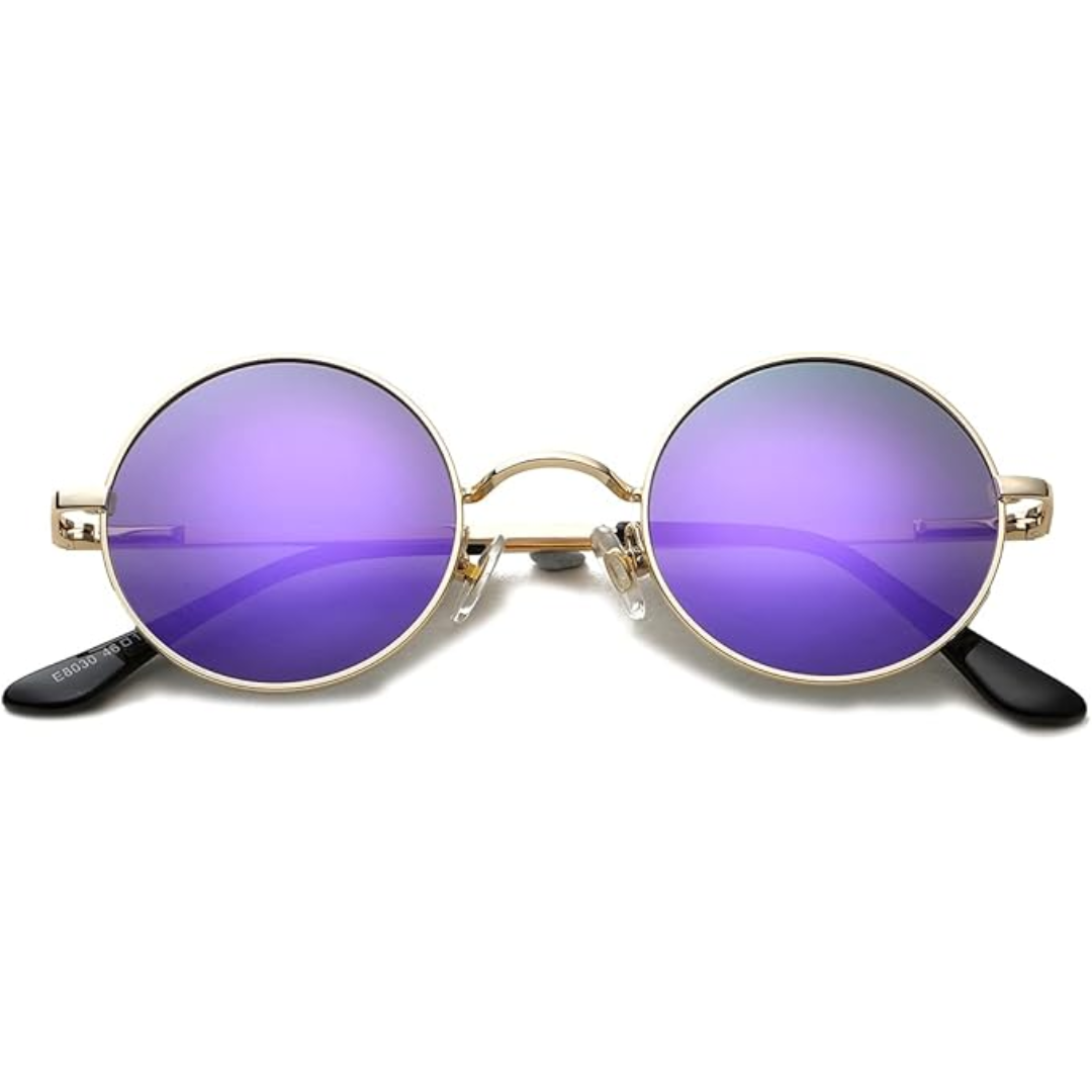 Runde Sonnenbrille Klassisches Design Leicht