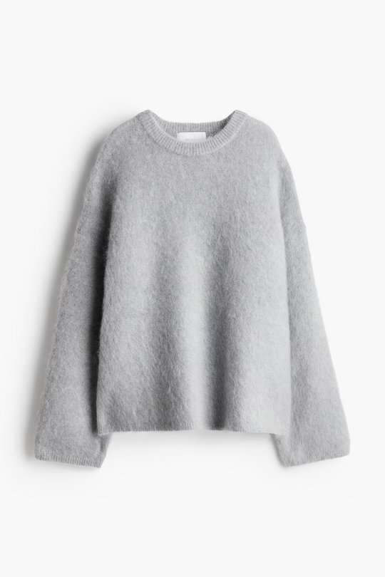 Mohair Crewneck Pullover