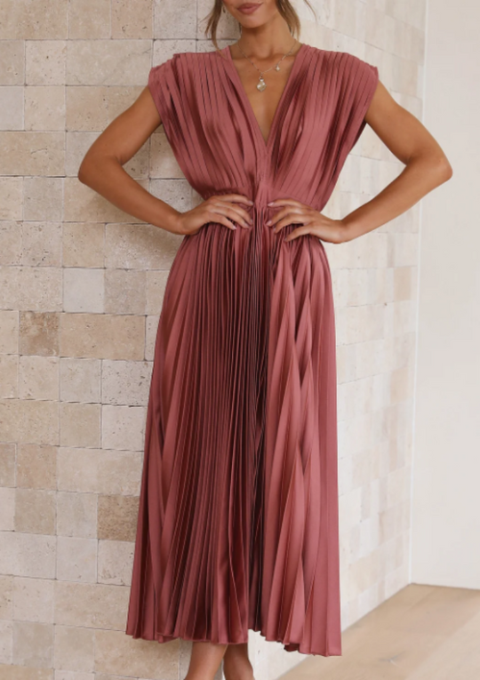 Elegantes Maxikleid Aus Leichtem Stoff