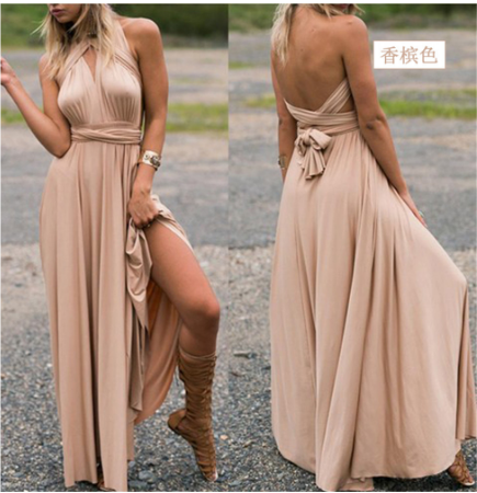 Elegantes Baumwoll Wickelkleid