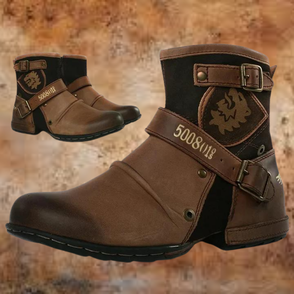 Herrenstiefel Im Vintage-Stil