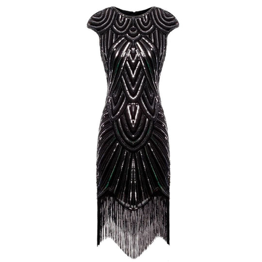 1920Er Gatsby-Stil Glitzerndes Kleid