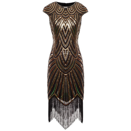 1920Er Gatsby-Stil Glitzerndes Kleid