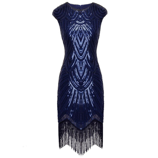 1920Er Gatsby-Stil Glitzerndes Kleid