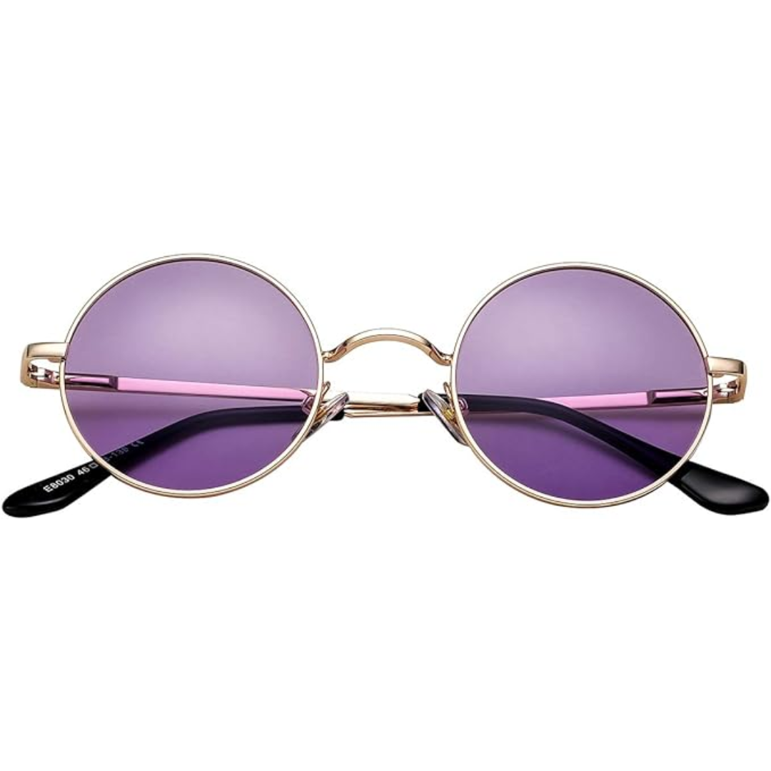 Runde Sonnenbrille Klassisches Design Leicht