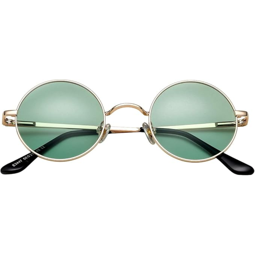Runde Sonnenbrille Klassisches Design Leicht