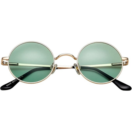 Runde Sonnenbrille Klassisches Design Leicht