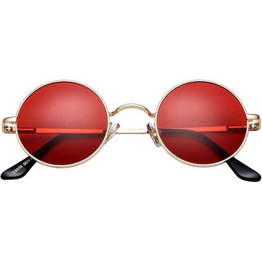 Runde Sonnenbrille Klassisches Design Leicht