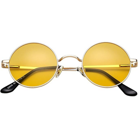 Runde Sonnenbrille Klassisches Design Leicht