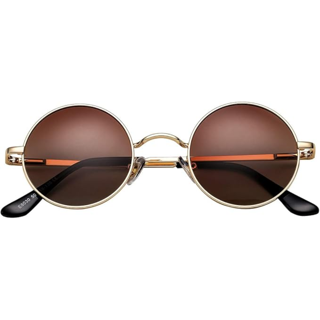 Runde Sonnenbrille Klassisches Design Leicht