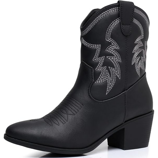 Klassische Mid High Cowgirl Stiefel - Tammy Shopnory