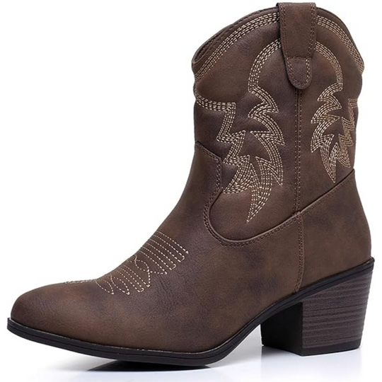 Klassische Mid High Cowgirl Stiefel - Tammy Shopnory