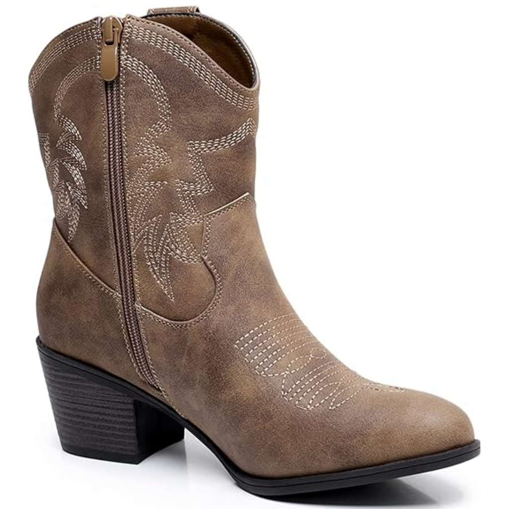 Klassische Mid High Cowgirl Stiefel - Tammy Shopnory