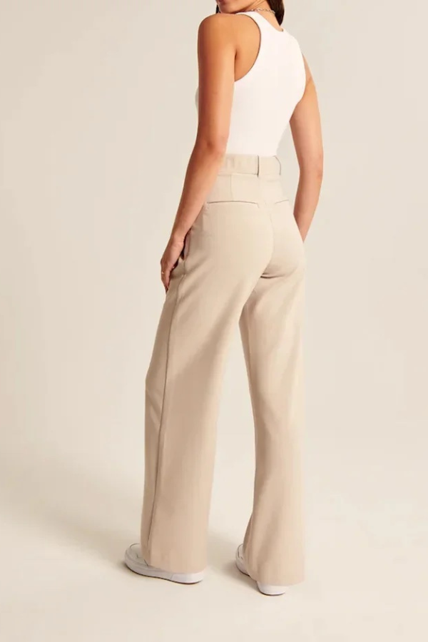 Hose mit Weitem Bein Vielseitige Eleganz