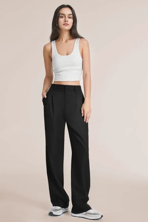 Hose mit Weitem Bein Vielseitige Eleganz