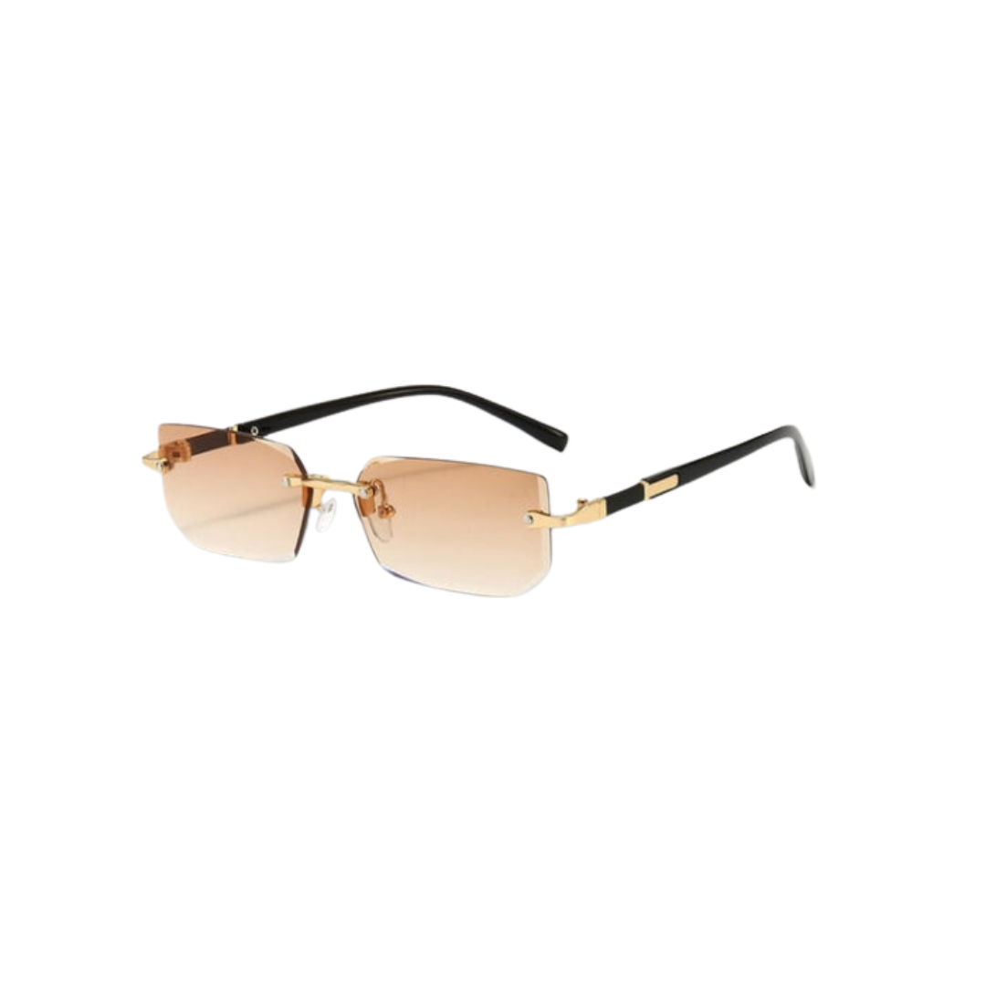 Shopnory | Sonnenbrille - Modern - Rechteckig Rahmenlos Retro