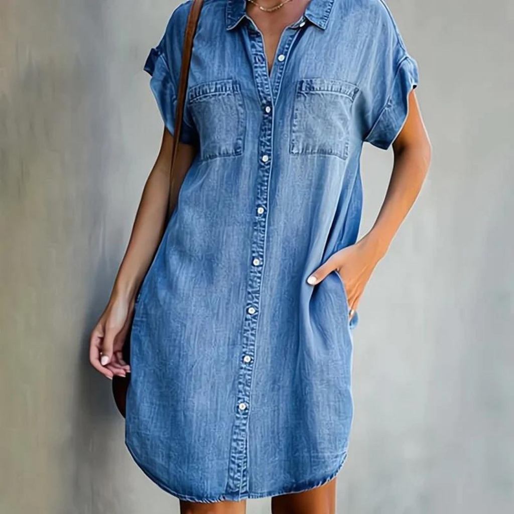 Hochwertiges Denimkleid