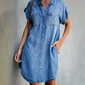 Hochwertiges Denimkleid