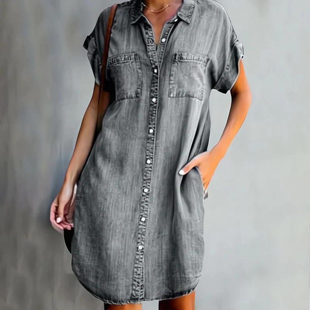 Hochwertiges Denimkleid