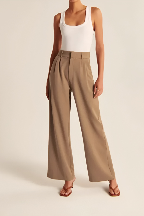 Hose mit Weitem Bein Vielseitige Eleganz