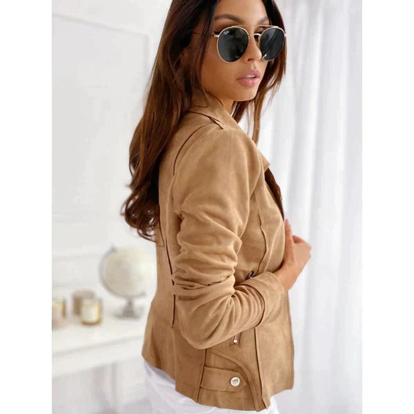 Edle Wildleder Jacke Damen