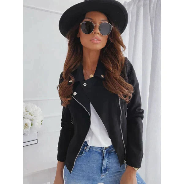 Edle Wildleder Jacke Damen