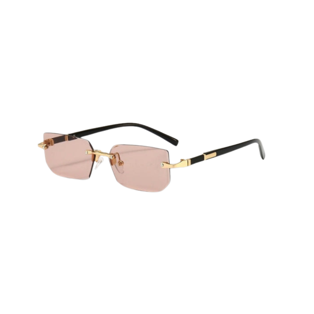 Shopnory | Sonnenbrille - Modern - Rechteckig Rahmenlos Retro