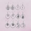 Silver Circle Charm Earrings | Shop Nory