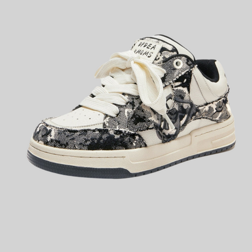 Sneakers - Casual - Retro Kreuz Graffiti