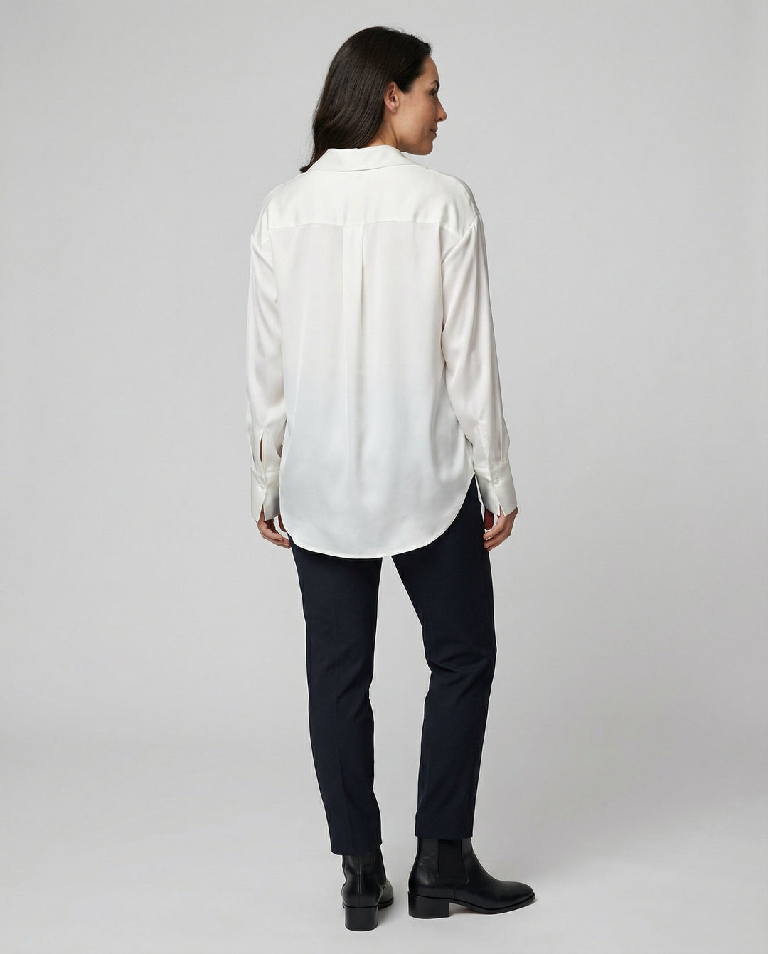 Luxuriöse Elegante Seidenbluse Damen