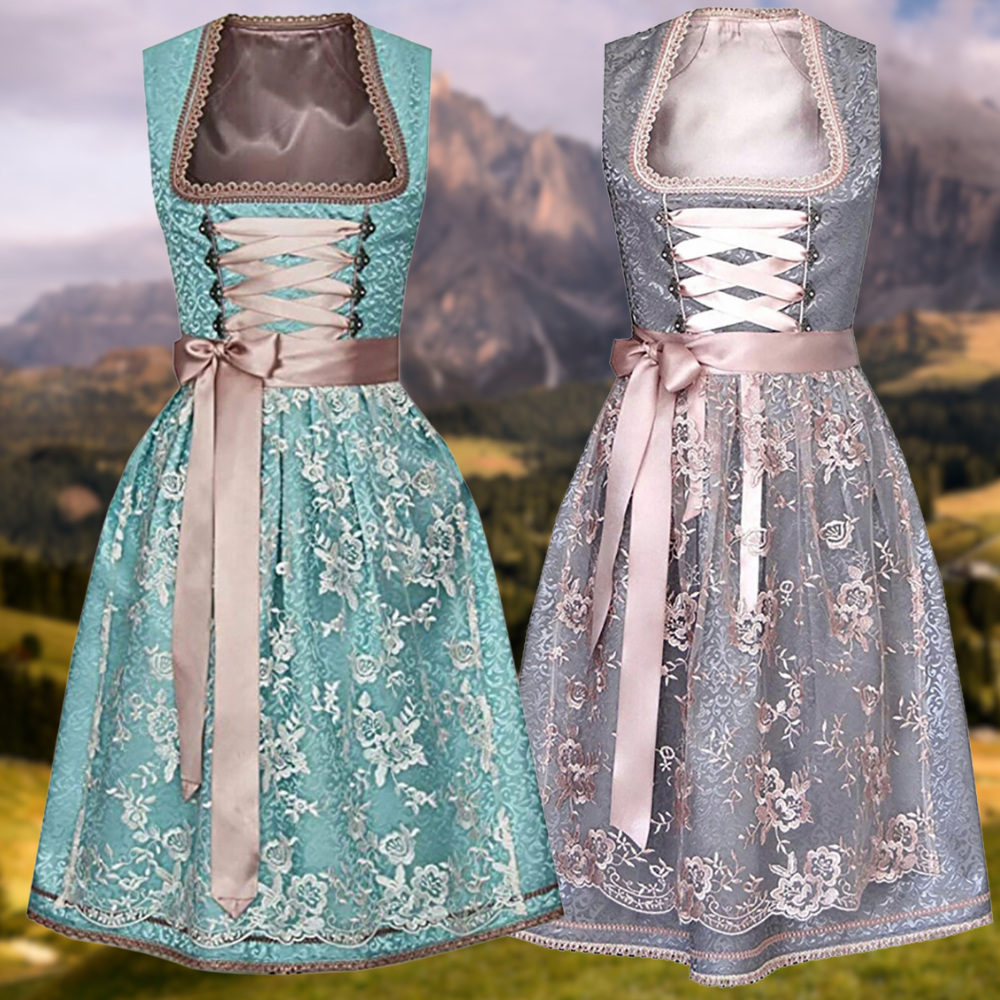 ShopNory | Mia Einzigartiges Traditionelles Kostüm für Frauen mit Schürze