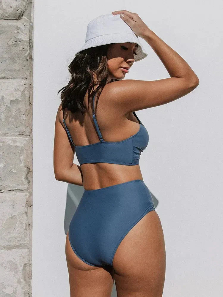 Damen Bikini Set mit Hoher Taille & Sommer-Strandmode | ShopNory