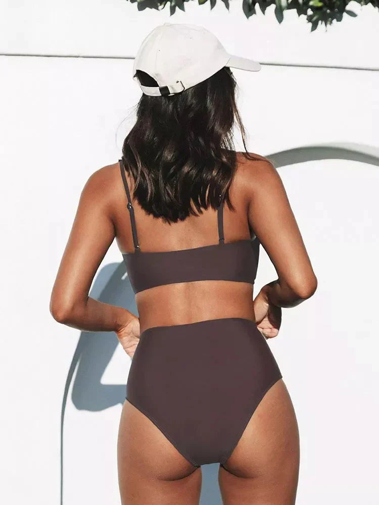Damen Bikini Set mit Hoher Taille & Sommer-Strandmode | ShopNory