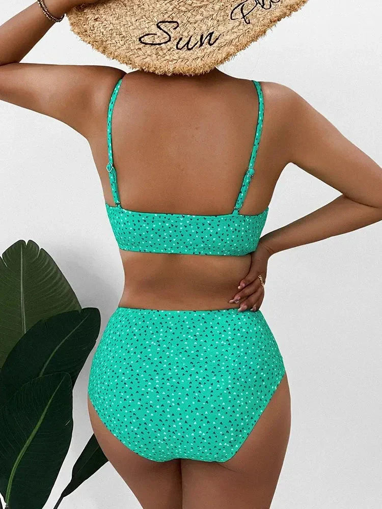 Damen Bikini Set mit Hoher Taille & Sommer-Strandmode | ShopNory