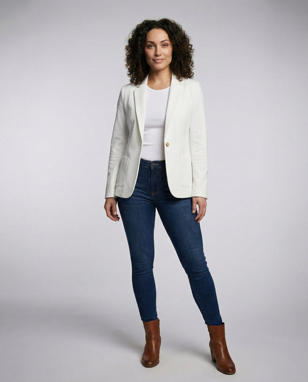 Damen Eleganter Langärmeliger Blazer | Shopnory