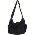 Shopnory | Schultertasche mit Faltendesign