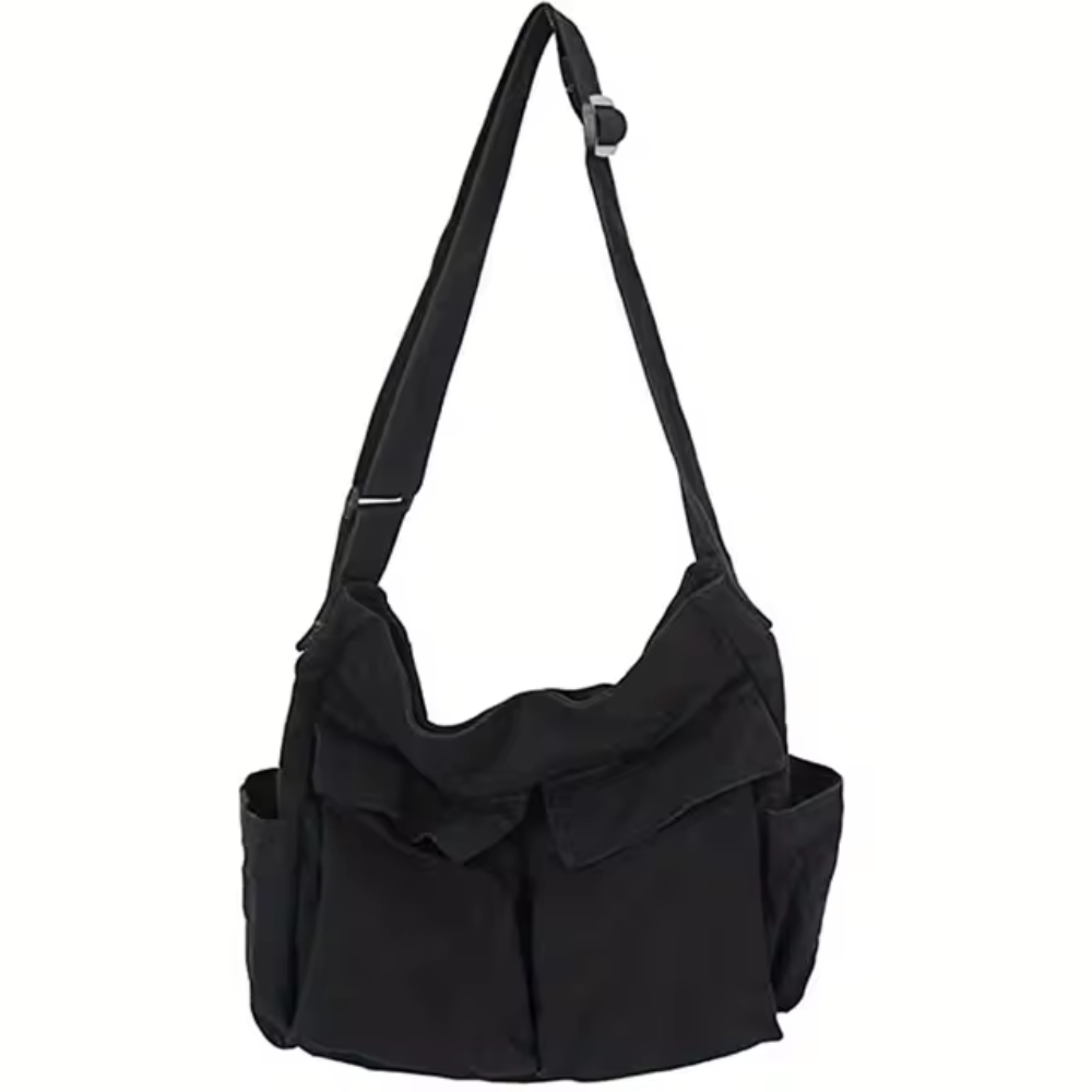 Shopnory | Schultertasche mit Faltendesign