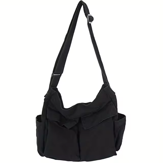 Shopnory | Schultertasche mit Faltendesign