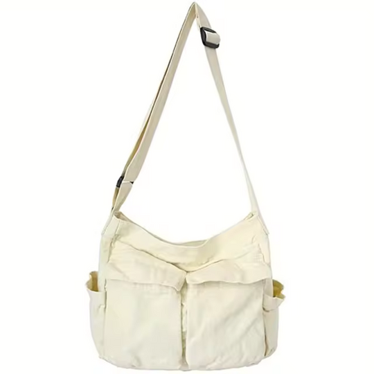 Shopnory | Schultertasche mit Faltendesign