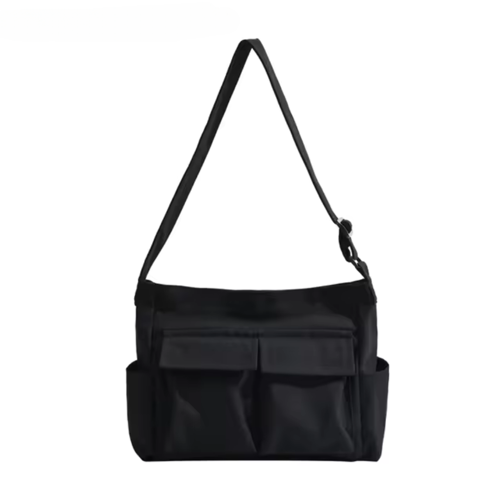 Shopnory | Schultertasche mit Faltendesign