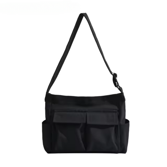 Shopnory | Schultertasche mit Faltendesign
