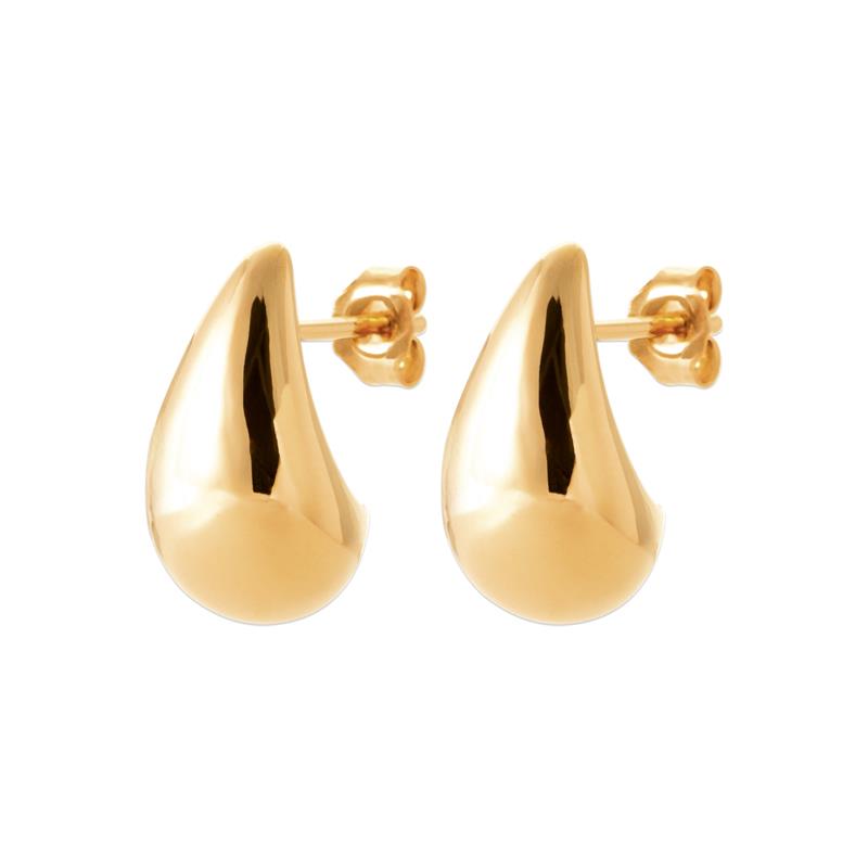 Vergoldete Tropfen-Ohrringe – Zeitlose Eleganz inspiriert von den 90ern | Shop Nory