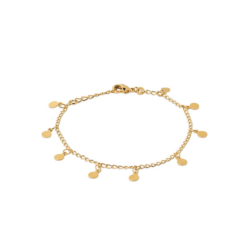 Vergoldetes Armband mit Plättchen – Zarte Eleganz für jeden Anlass | Shop Nory